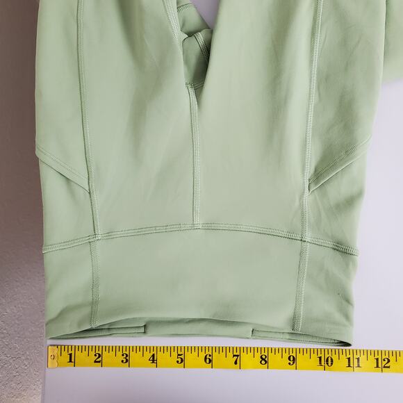 Lululemon Invigorate High-Rise Tight Size 2 Womens 25" Vista Green Yoga Run Gym - Picture 6 of 9